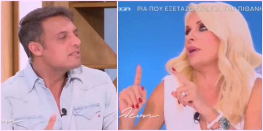 «Ελπίζω να μην το βλέπει η γυναίκα μου τώρα»: Η άβολη ερώτηση της Μενεγάκη στον Σάββα Πούμπουρα τον έφερε σε δύσκολη θέση