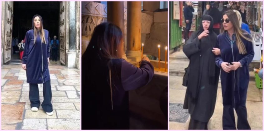 Άντζελα Δημητρίου από την Ιερουσαλήμ: «Με αξίωσε ο θεός να επισκεφτώ...