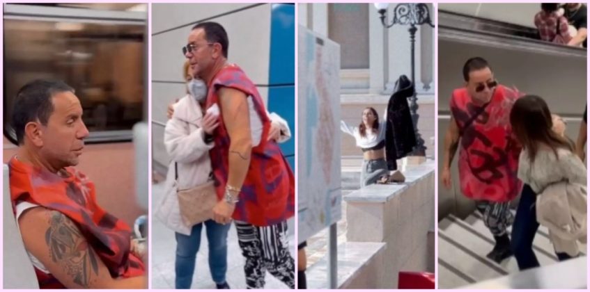 «Για σένα πήρα τη γούνα, για να σου μοιάζω»: Ο Γιώργος Μαζωνάκης πήρε το Μετρό και προκάλεσε χαμό