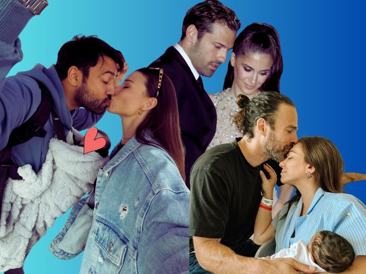 Ερωτευμένα ζευγάρια στις πρώτες οικογενειακές φωτογραφίες με παιδιά 